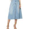 Women's Hr A-line Deconstructed Midi Skirt