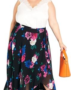 Women's Plus Size Michaela Print Skirt