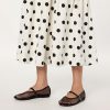 Women's Arlo Voluminous Cotton Poplin Midi Skirt