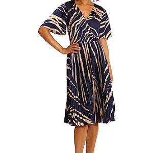 Women's Pleated Skirt Dress Event Occasion Party Guest of