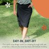 Length 3 - Wrap Skirt for Women - Quick Dry Swim Cover-Up for Beach, Travel with Pocket