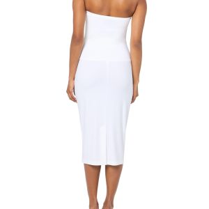 Women's Strapless Dress to Knee