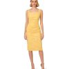 Women's Hibiscus Jacquard Tucked Dress