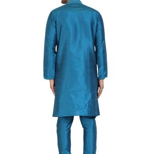 Men's Tunic Kurta Pyjama Set Party Wear Ethnic Dress Suit