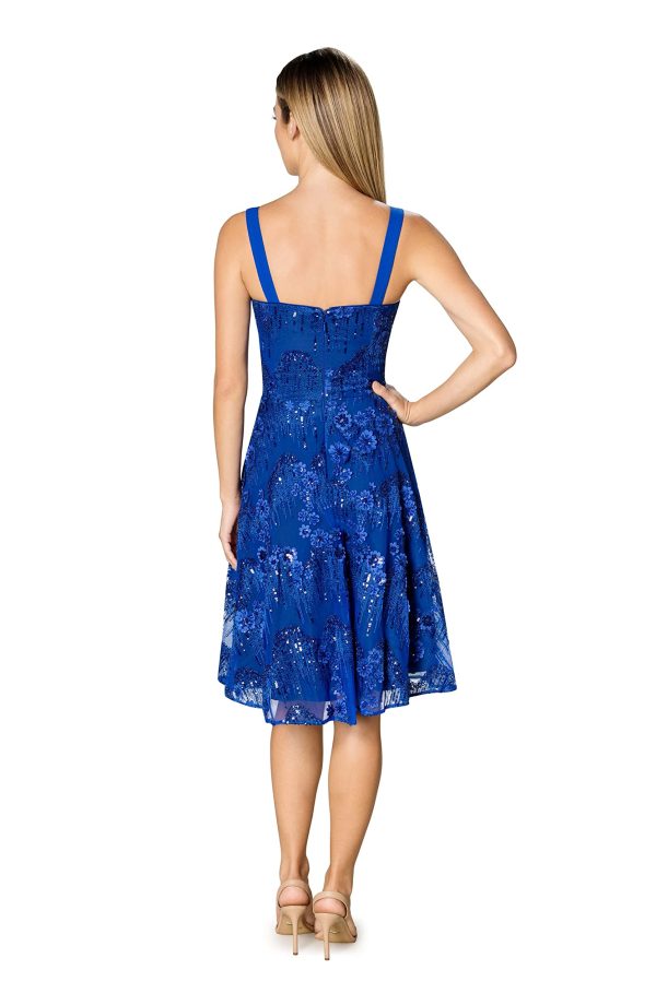 Women's Adelina Fit and Flare Midi Dress
