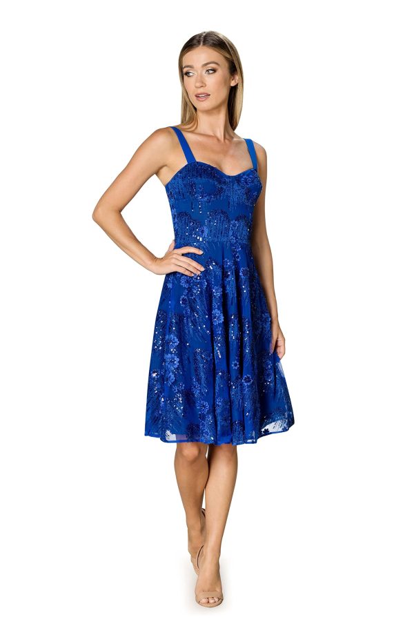 Women's Adelina Fit and Flare Midi Dress