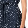 Women's Fit and Flare Short Sleeve Shirt Dress