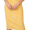 Women's Hibiscus Jacquard Tucked Dress