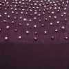 Women's Short Shift Dress with Embellished Illusion Detail